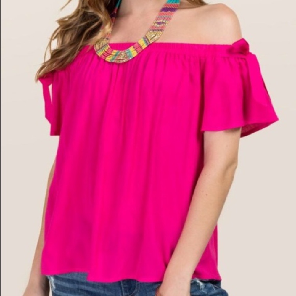 FRANCESCA | BLUE RAIN OFF THE SHOULDER